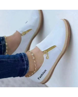 Women's Flat Shoes Fashion Casual Round Toe Sneakers Sneakers Flats Comfortable Everyday Women's Shoes Zapatillas Mujer